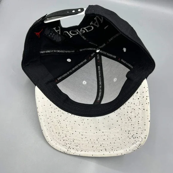 Air Jordan Pro Hat Men Black White Classic Cement Jumpman Snap Back Cap